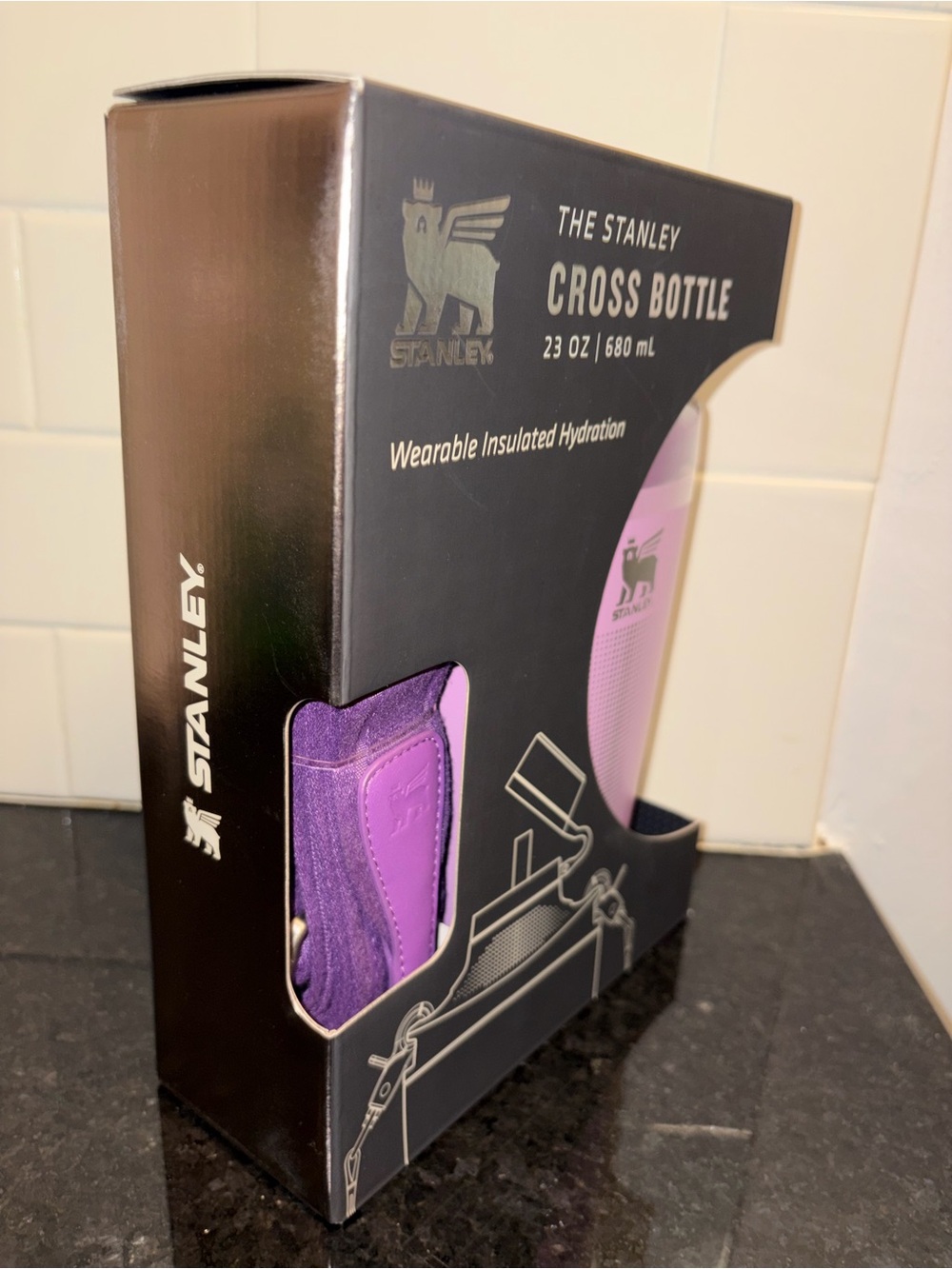 Stanley - 23oz. “Cross Bottle” in Color: Lilac (New/Sealed) - Picture 8 of 16